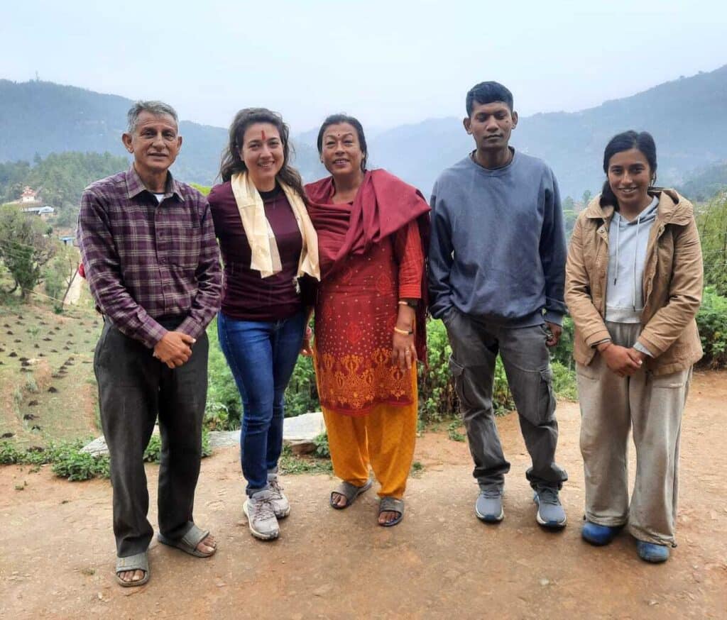 volontariato in Nepal in un'azienda agricola biologica